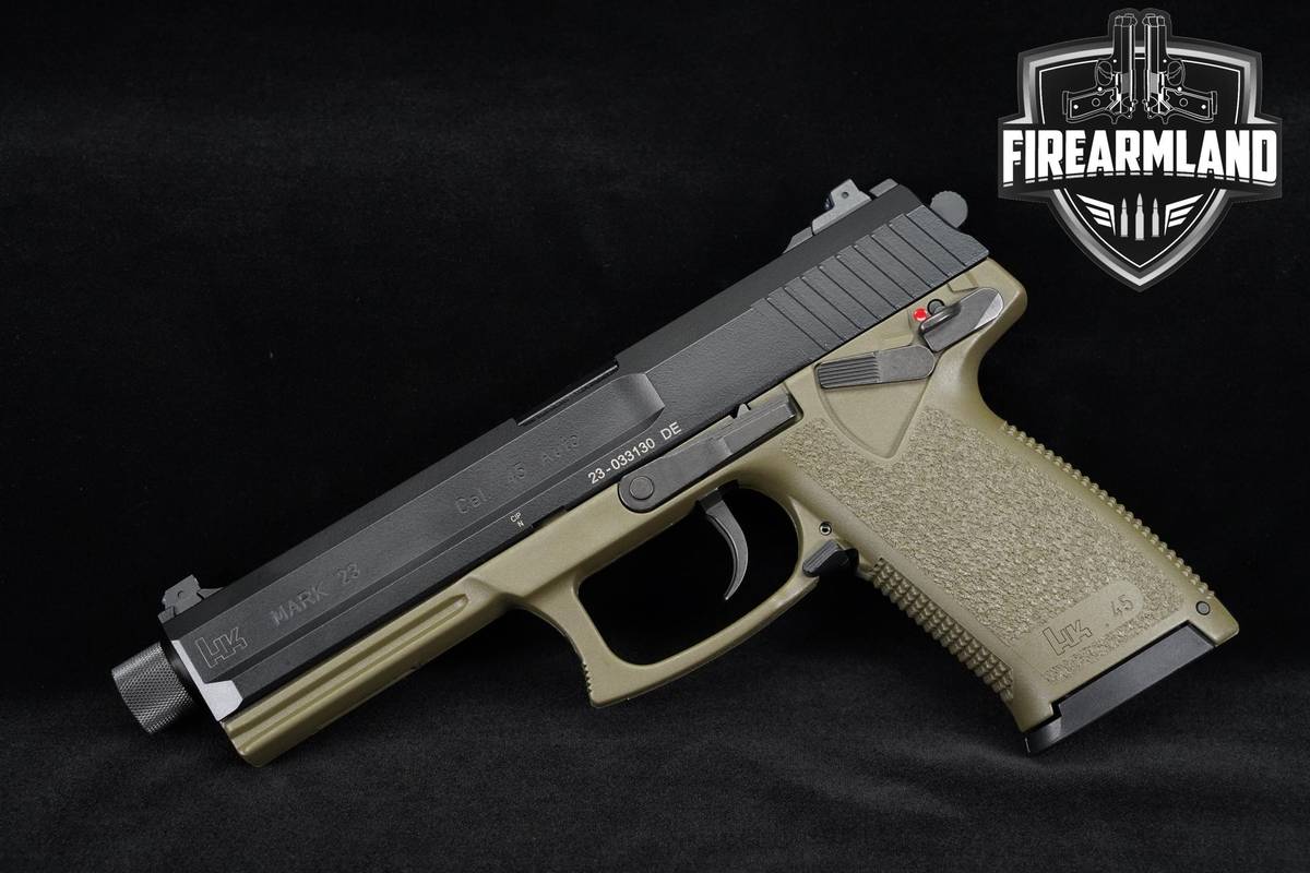 USSOCOM Heckler & Koch Mark 23 45 ACP 5.87" MK23 MK +2 MAGS & ORIG CASE