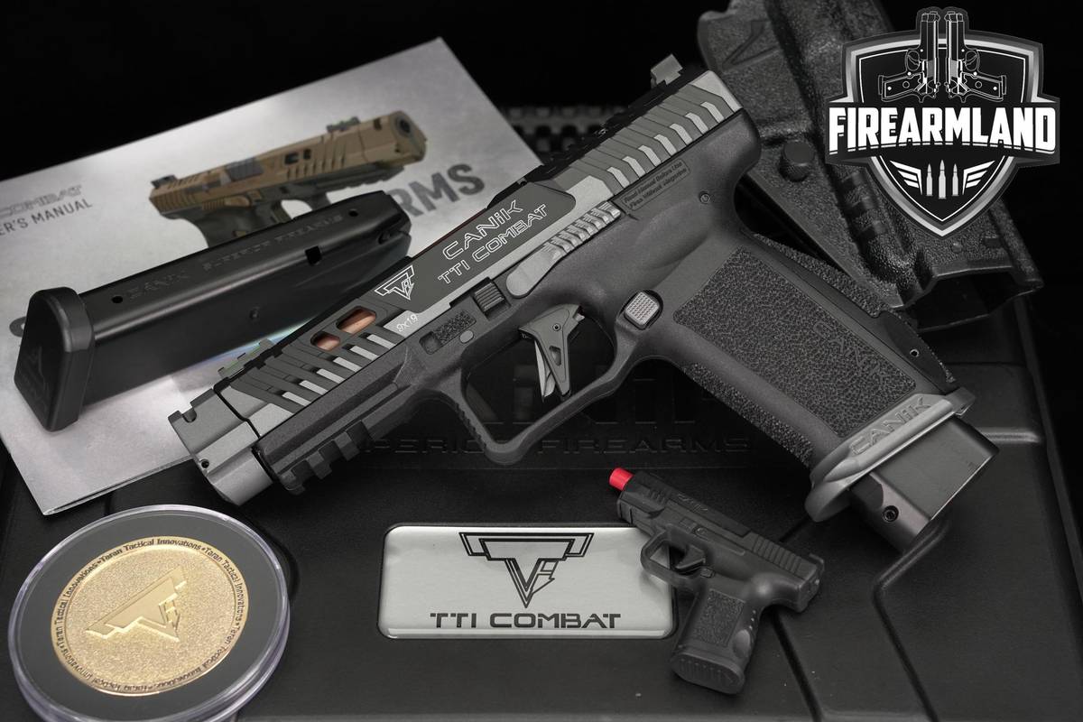 TARAN TACTICAL! Canik TTI Combat Smoke 9mm 4.6" Two-Tone +2 MAGS & OG CASE