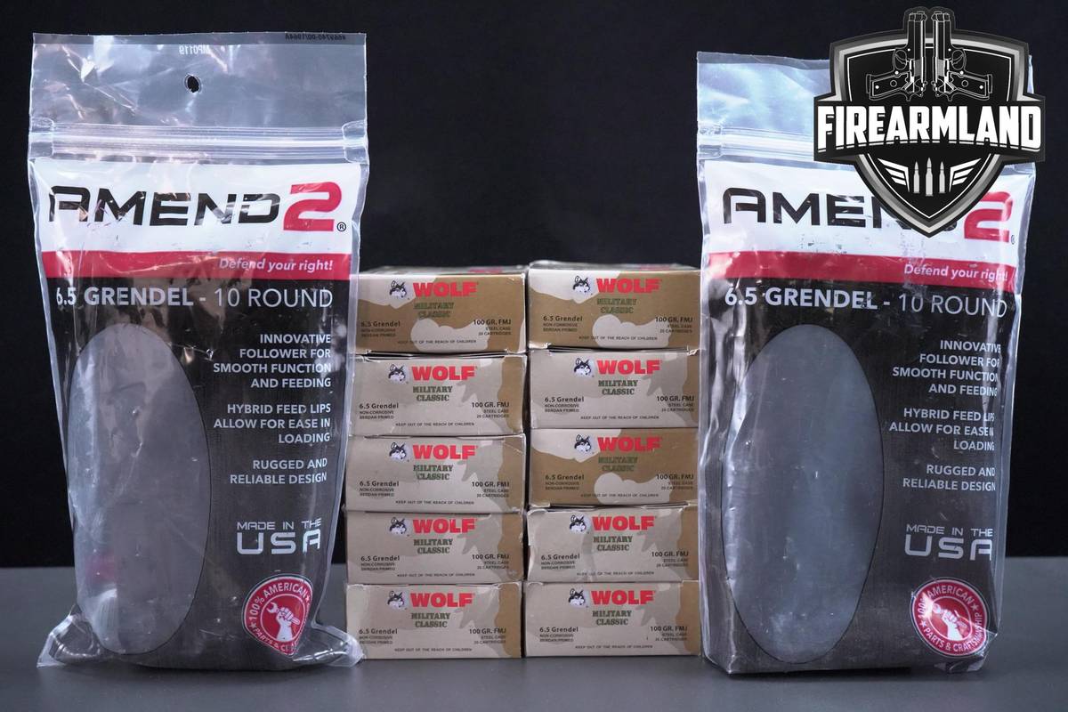 6.5 Grendel Ammo 6.5-Grendel Ammunition 200 ROUNDS +2 MAGS