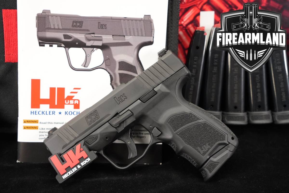 Heckler & Koch CC9 OR Optics-Ready 9mm H&K CC 9 +6 MAGS & ORIG BOX