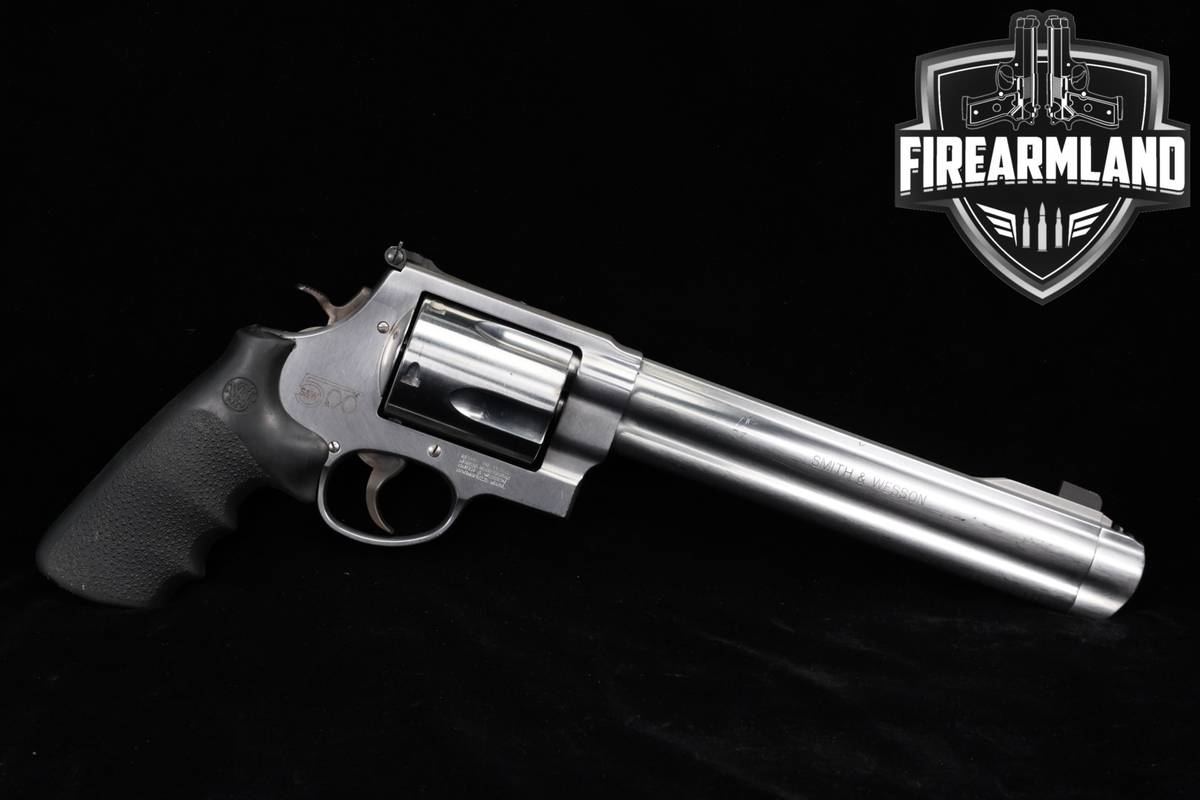 Smith & Wesson Model 500 S&W Magnum 8.38" Satin Stainless DA/SA