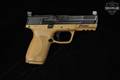 Smith & Wesson (S&W) M&P9 M2.0 Compact, Optics-Ready, Manual Thumb Safety 9mm Luger Two-Tone Black & FDE in Very Good Condition Image 3