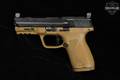 Smith & Wesson (S&W) M&P9 M2.0 Compact, Optics-Ready, Manual Thumb Safety 9mm Luger Two-Tone Black & FDE in Very Good Condition Image 4
