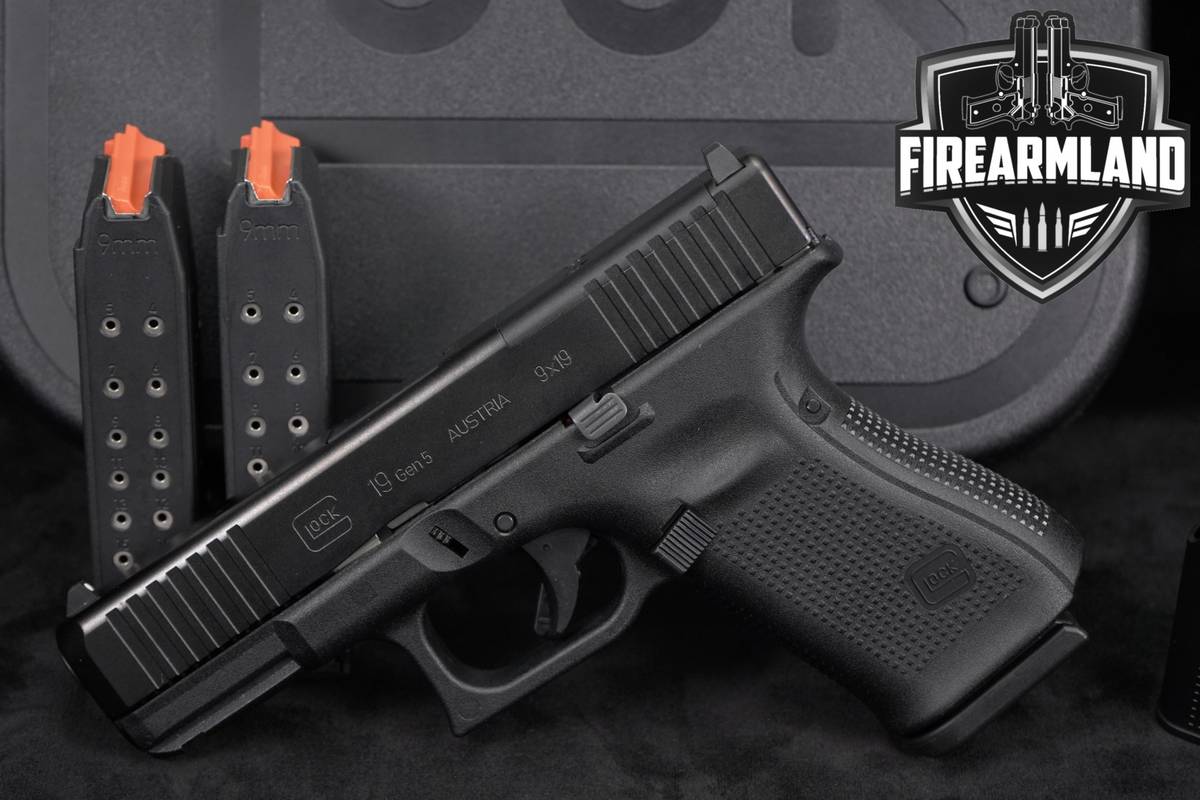 Glock 19 Gen5 MOS 9mm G19 Gen 5 +3 MAGS & ORIG CASE