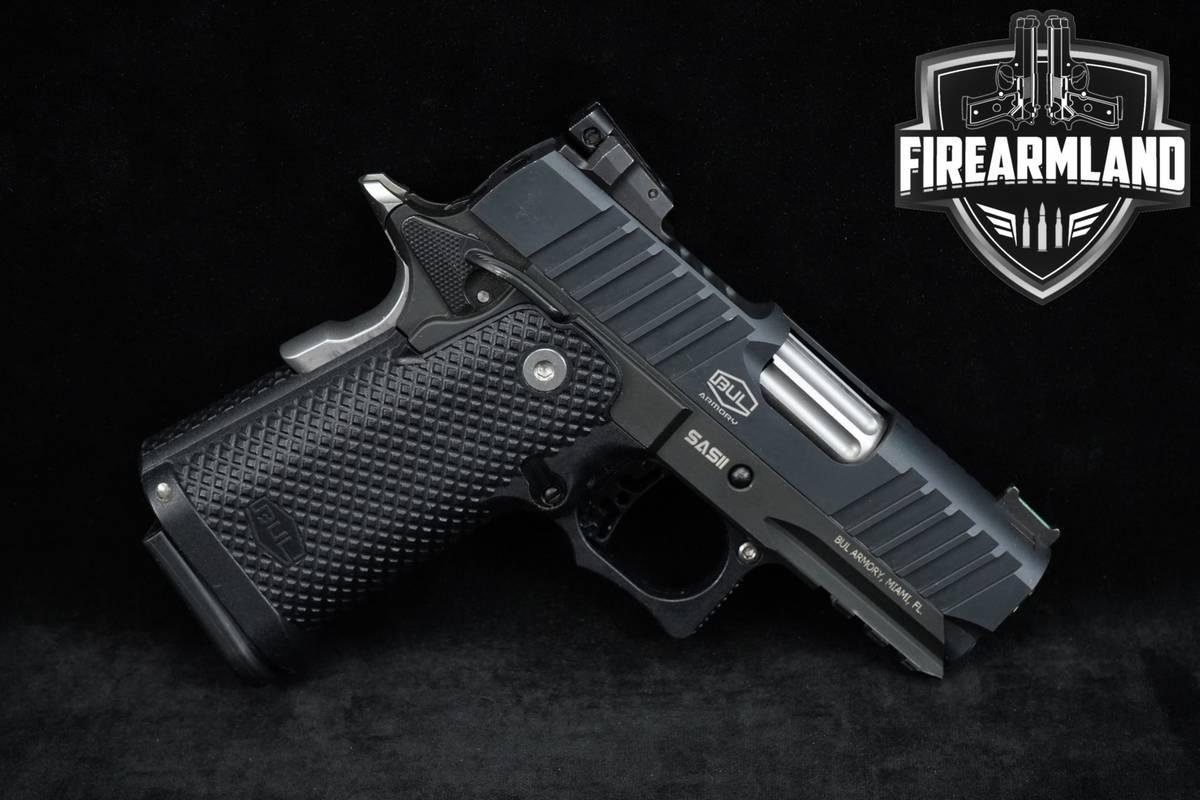 BUL Armory SAS II Ultralight (UL) 3.25" 9mm 2011 +3 MAGS & ORIG CASE