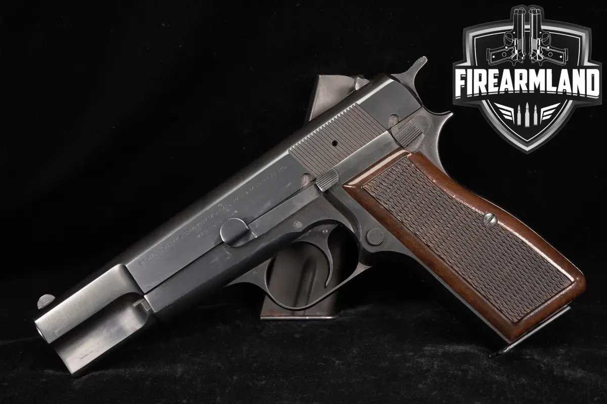 1972 Browning Hi-Power C-Series 9mm 4.6" Blued BHP P35 P-35 +2 MAGS