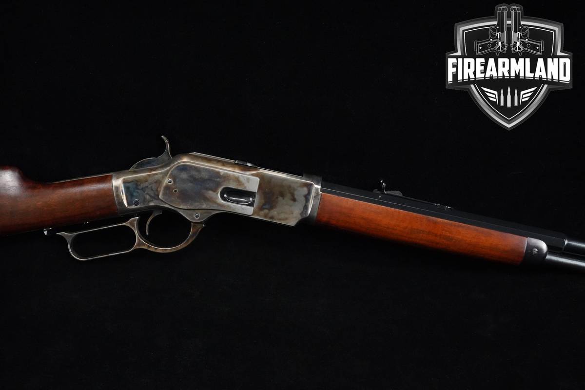 Uberti Cimarron Model 1873 Saddle Rifle 44-40 Win Octagon 18" Case Hardened