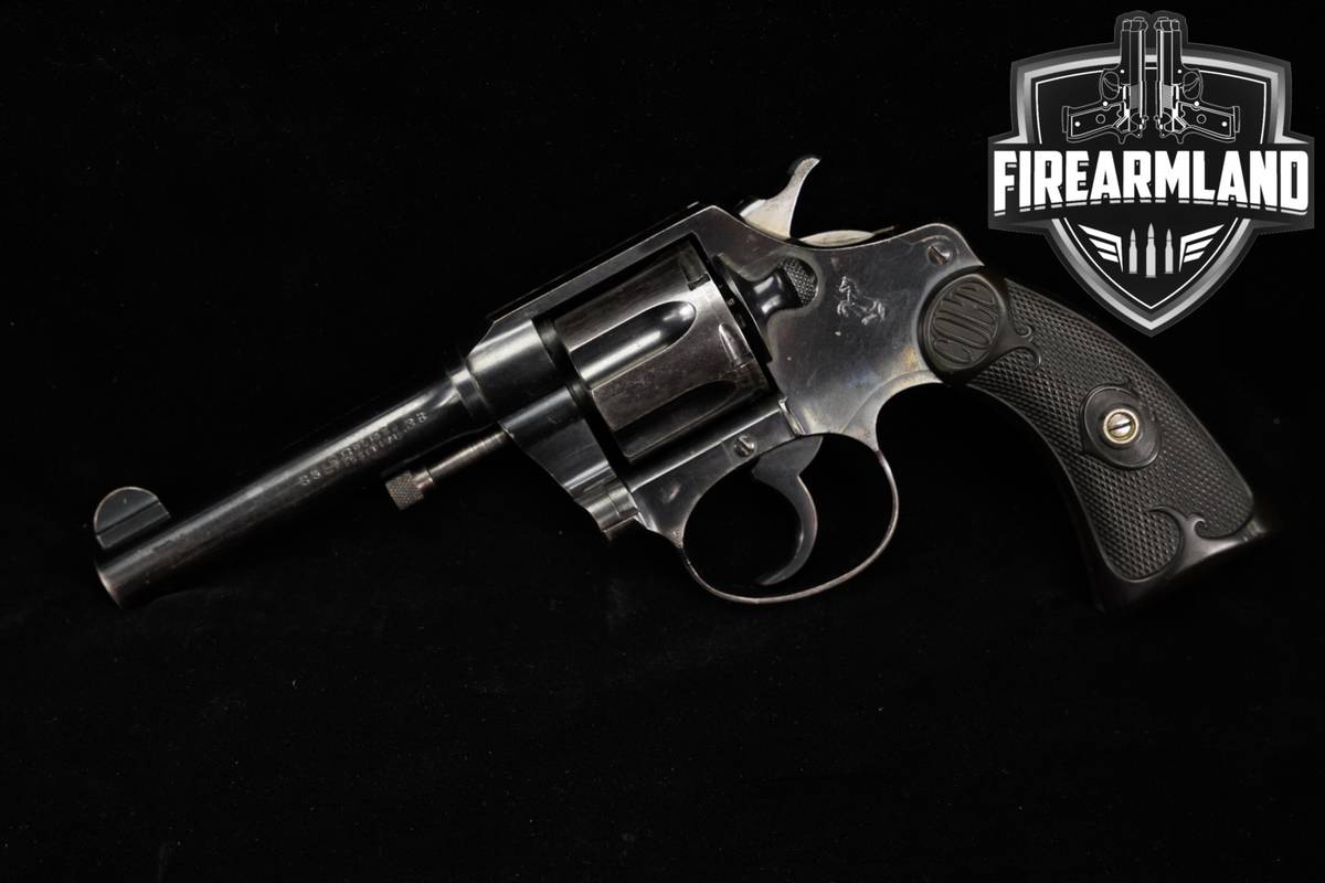1911 Colt Police Positive First Issue 38 S&W 4" Blued DA/SA