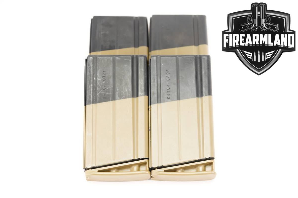 FN FOUR (4) SCAR 17 20 RD Magazines 7.62mm NATO (7.62x51) Mags