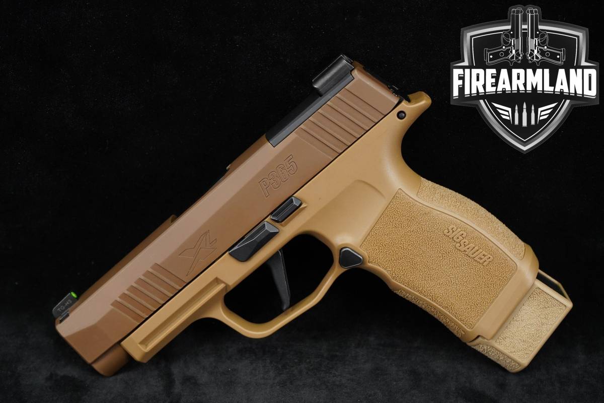 OPTIC READY Sig Sauer P365 XL 9mm 3.7" Coyote Brown +2 EXTENDED MAGS