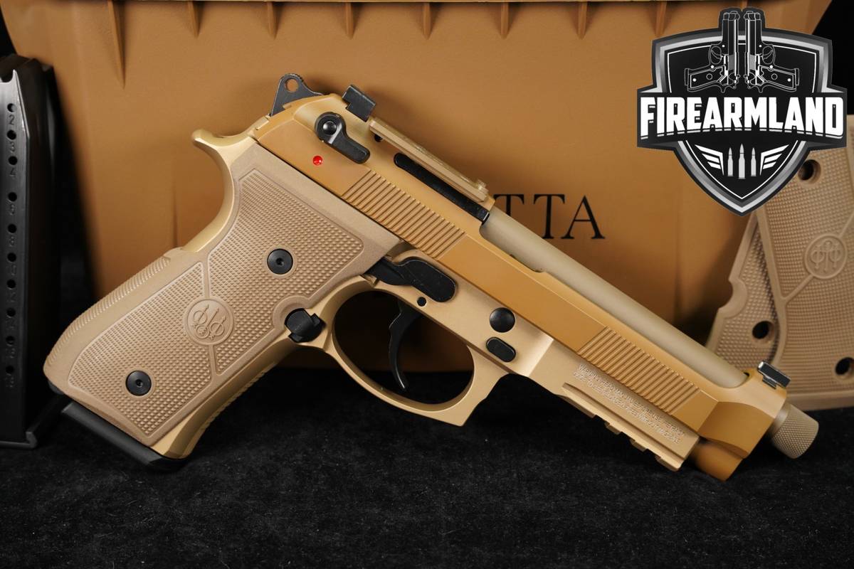 Beretta M9A4 Full Size 9mm Optics-Ready 5.1" FDE M9 A4 +3 MAGS & ORIG CASE