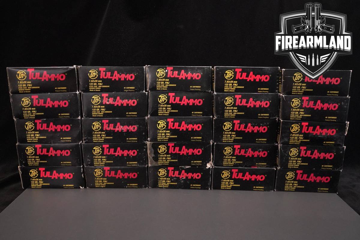 1000 ROUNDS! 7.62x39 Ammo 762 Ammunition