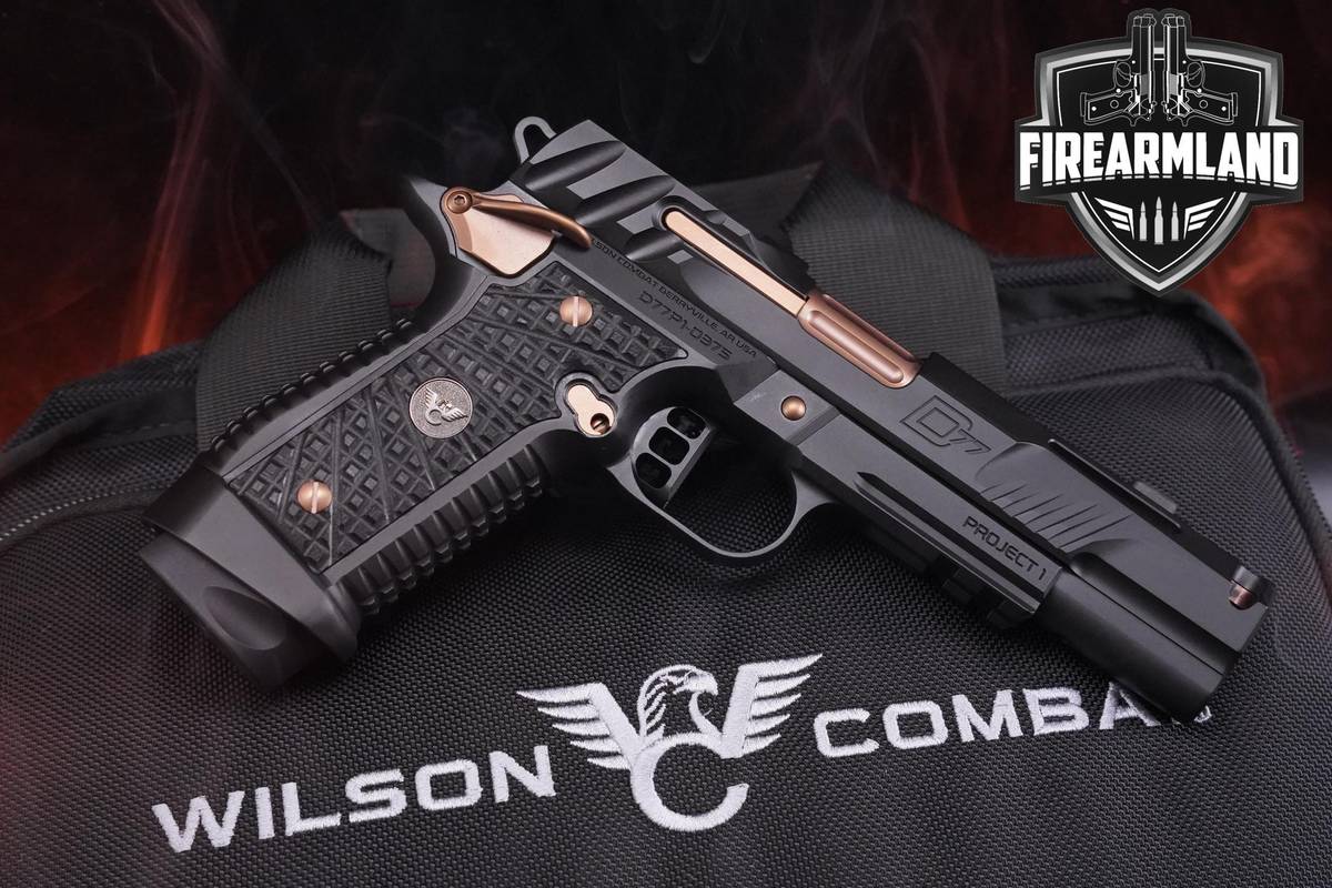 Wilson Combat WC D77 Project 1 FS-COMP 9mm 1911 5" +3 MAGS & ORIG CASE