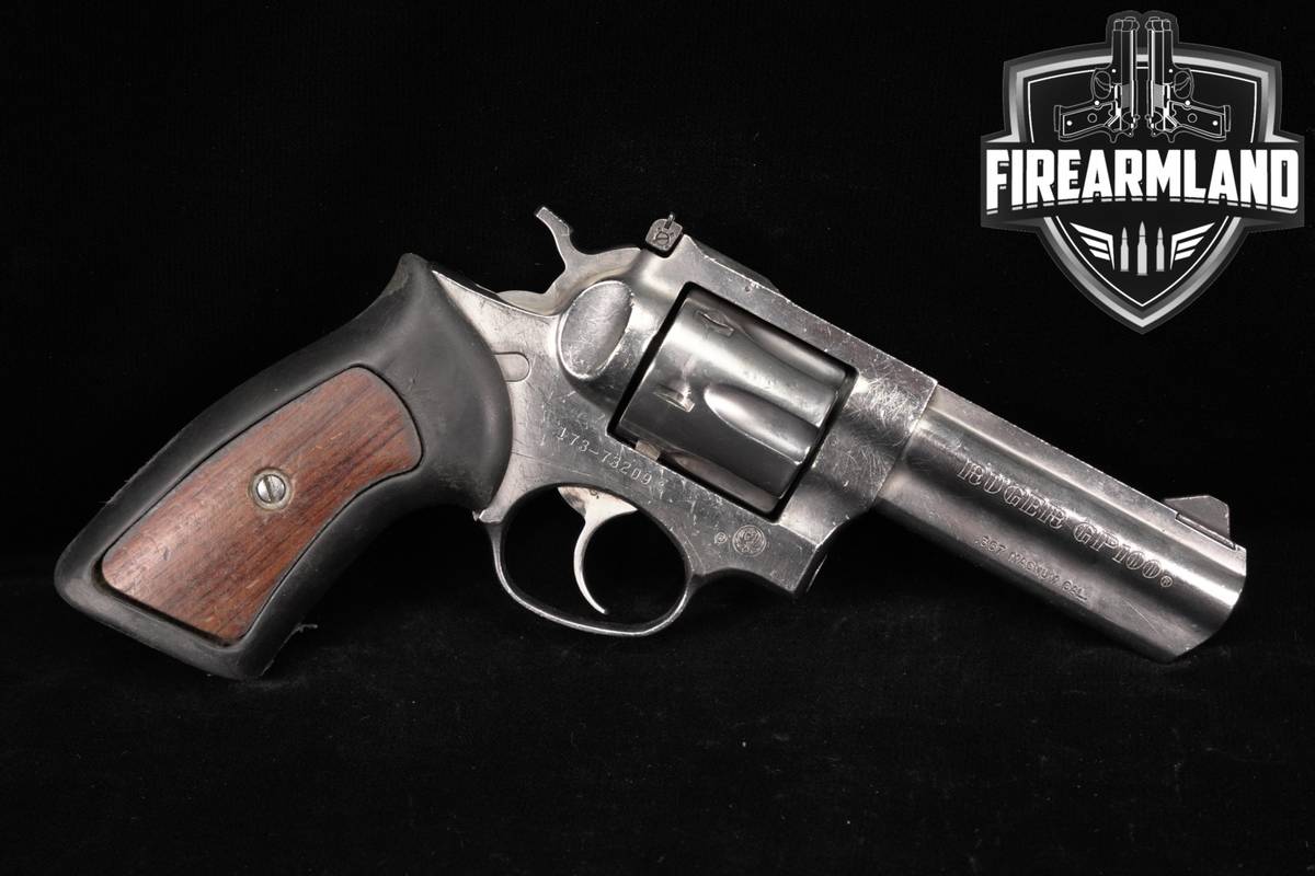 1997 Ruger GP100 357 Magnum 4" Brushed Stainless GP 100 DA/SA