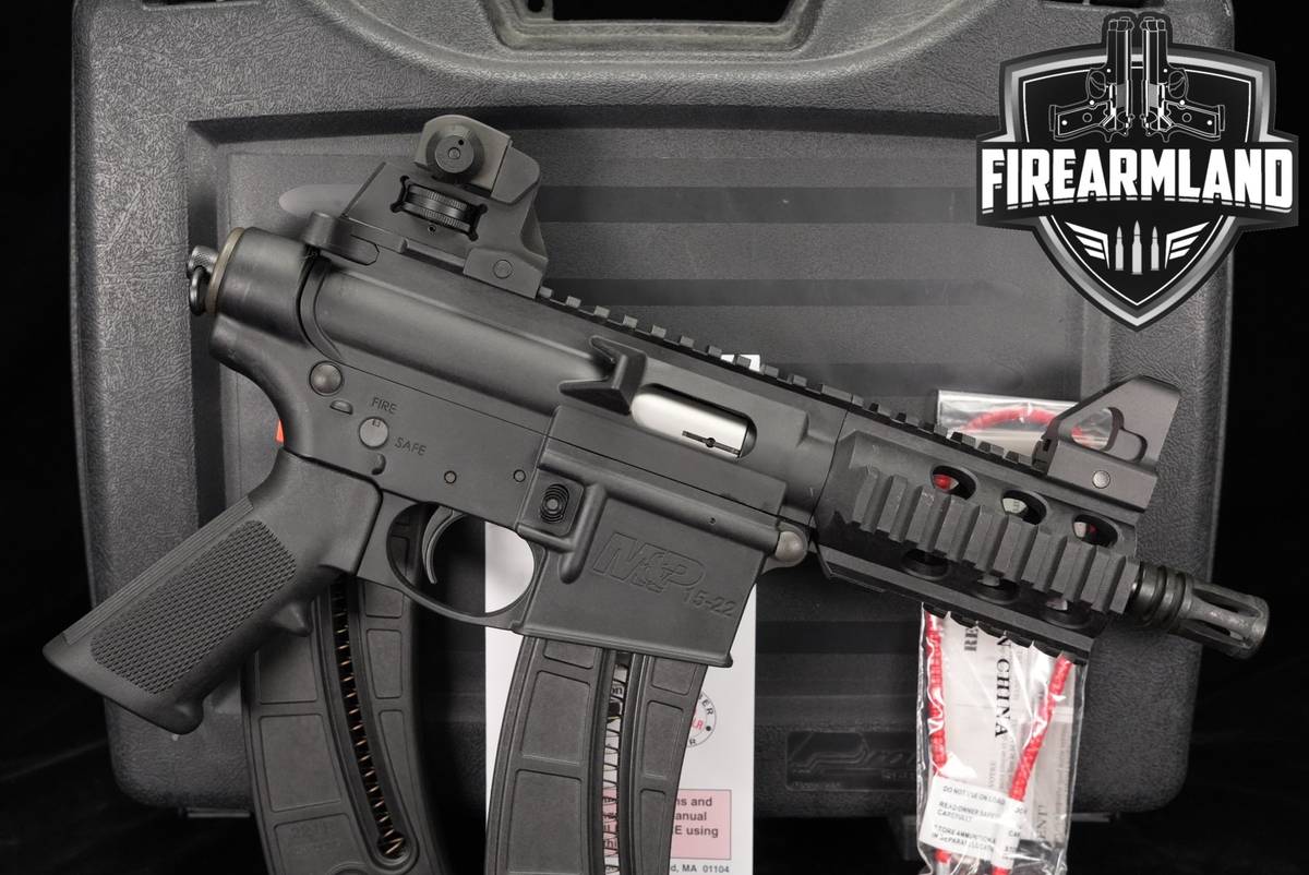 Smith & Wesson M&P15-22P 22LR S&W AR-15 AR15 6" M&P 22-P +2 MAGS, CASE