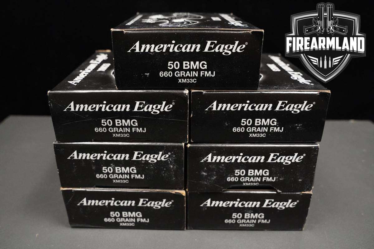 50 BMG Ammo 50-BMG Ammunition 70 ROUNDS