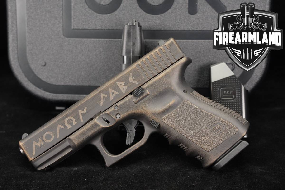 Glock 19 Gen3 G19 Gen 3 Spartan; MOLON LABE 9mm +2 MAGS & ORIG BOX