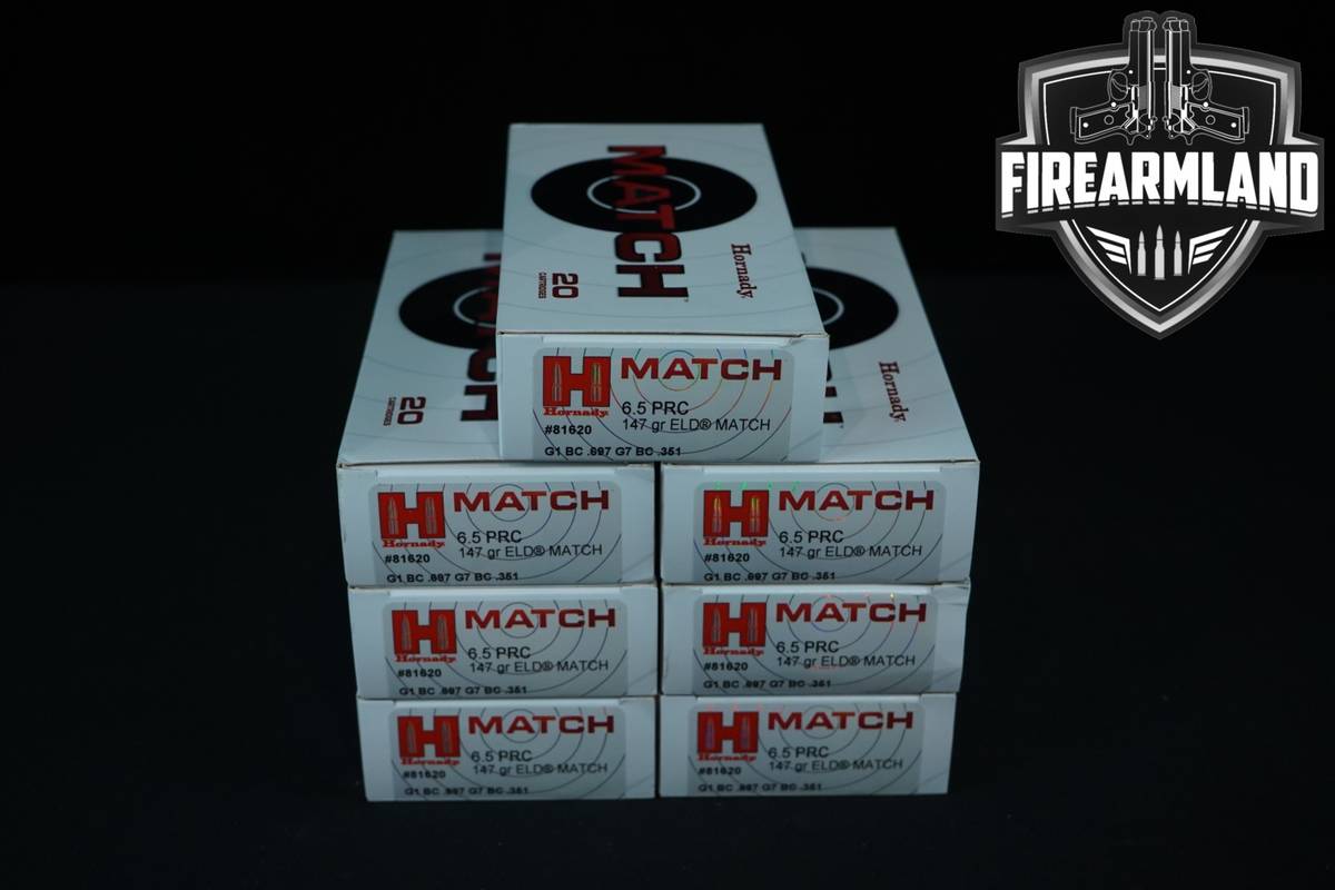 140 RDS! 6.5 PRC Ammo Ammunition
