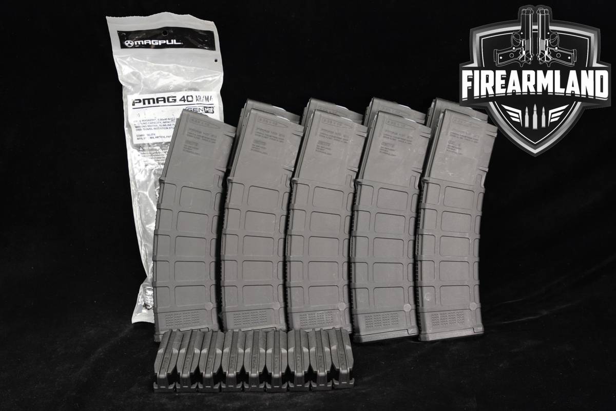 Magpul TEN (10) PMAG GEN M3 AR15/M4 Pattern 40 Round Extended AR-15 Mags