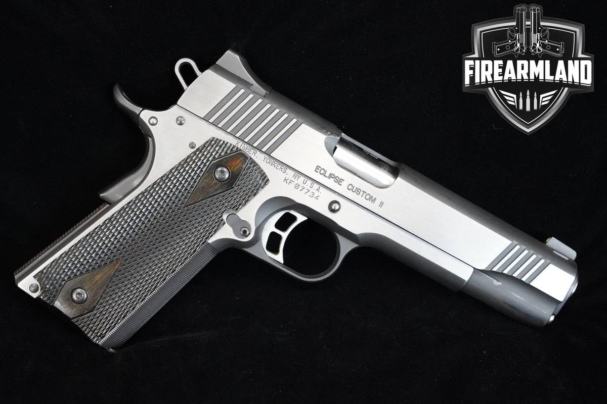 Kimber Eclipse Custom II 10mm 1911A1 Kimber 1911-A1 +3 MAGS & ORIG CASE