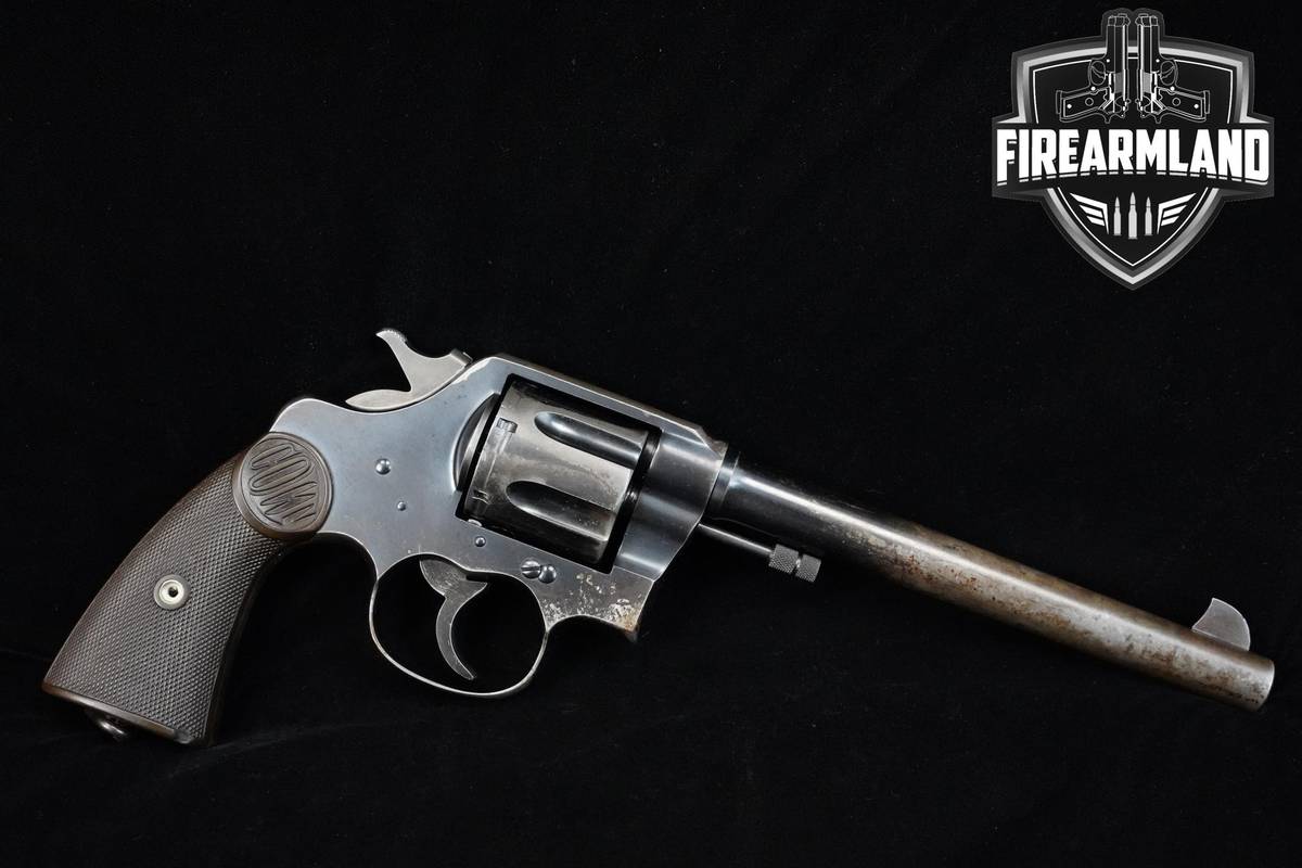 SIX-SHOOTER! 1924 Colt New Service 38-40 Win 7.5" Blued Colt New-Service