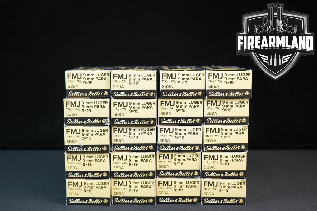 1000 RDS! 9mm Ammo 9-mm Ammunition