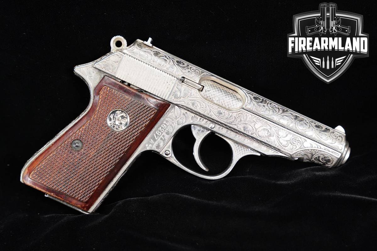 WEST-GERMAN Walther PP 380ACP 3.9" Stainless +5 MAGS & ORIG BOX