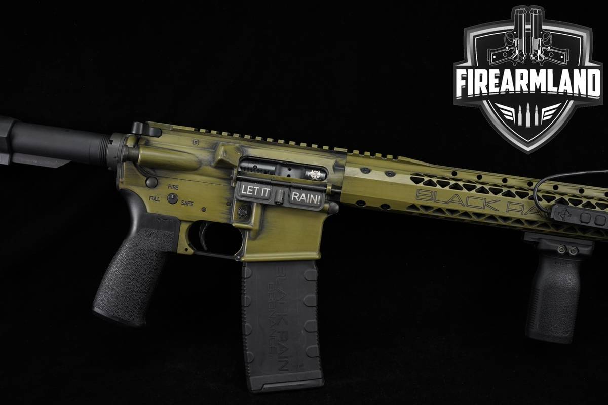 Black Rain Ordnance SPEC15 5.56 NATO AR-15 AR15 16" Battle-Worn Green M-LOK