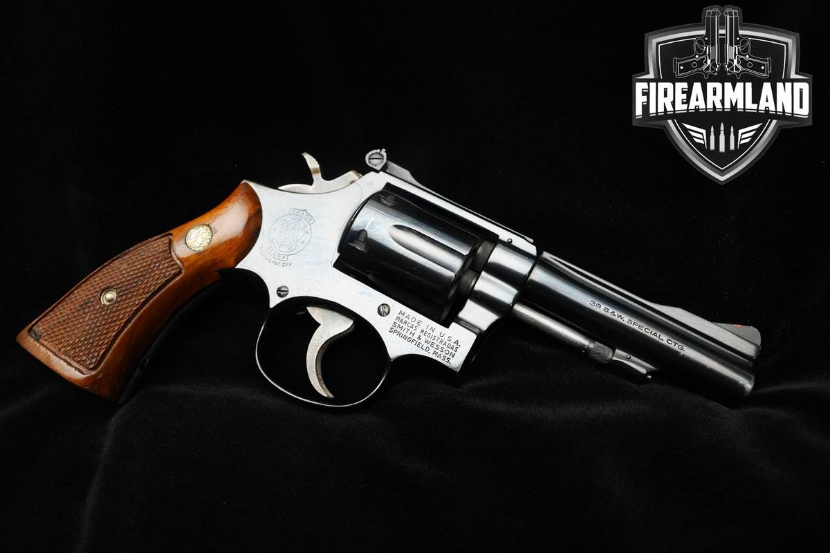 1972 Smith & Wesson (S&W) 15-3 38 Special 4" Blued S&W 15-3 DA/SA