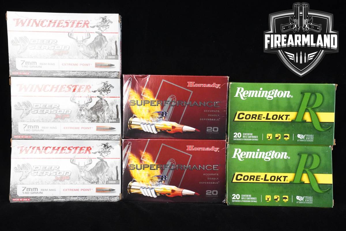 7mm Remington Magnum Ammo 7mm-Rem-Mag Ammo 140 ROUNDS