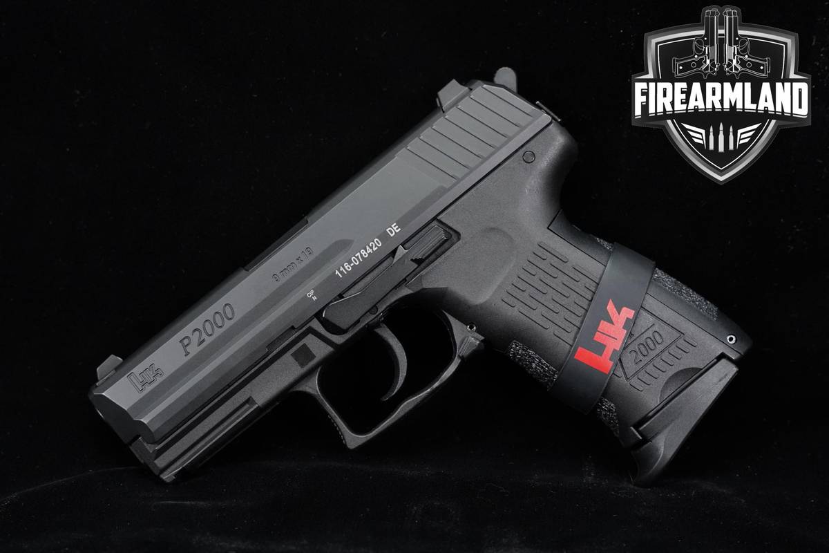 Heckler & Koch H&K HK P2000 V3 DA/SA 9mm 3.6" Pistol +2 MAGS & ORIG CASE