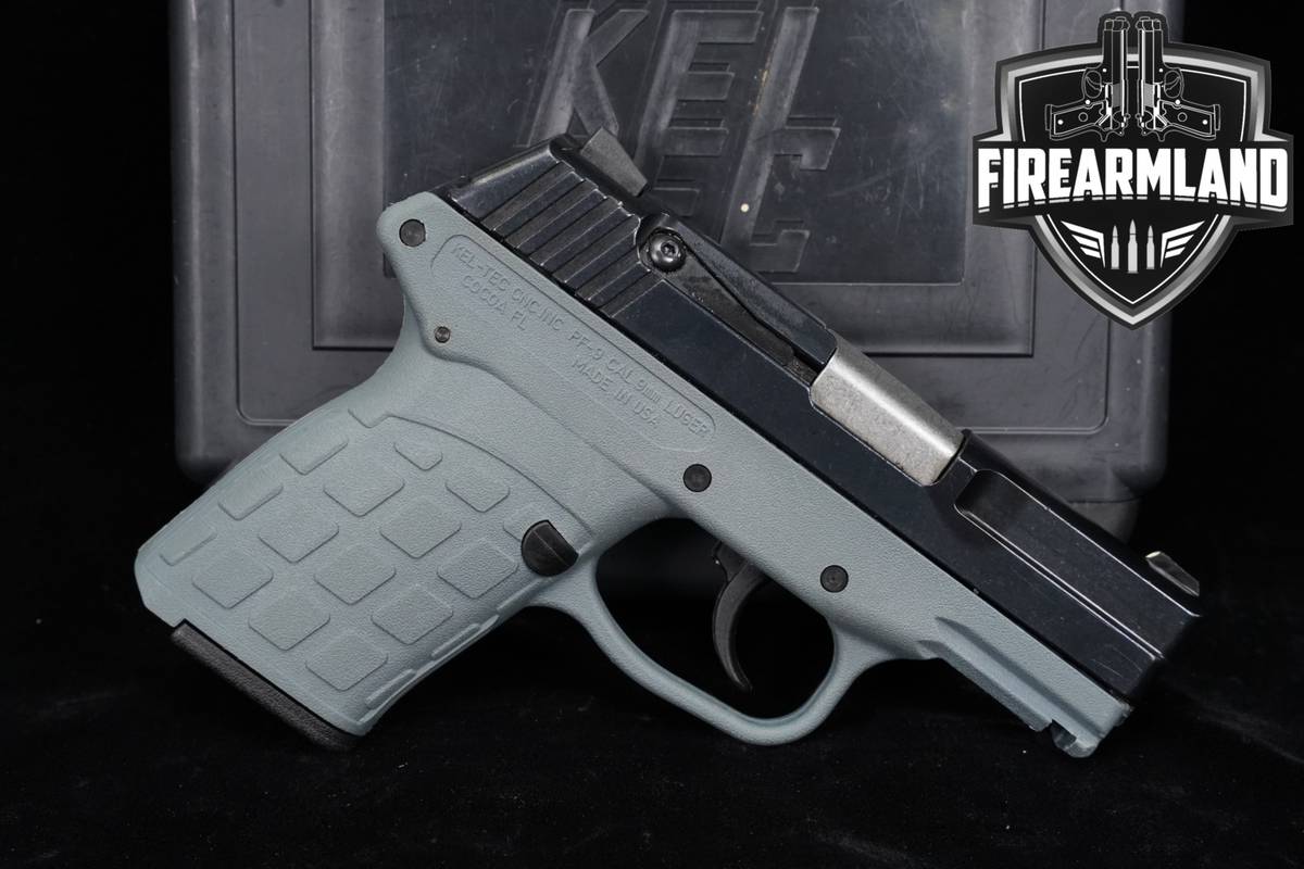 Kel-Tec PF-9 9mm 3.1" Two-Tone +P Rated Blued & Gray KelTec +ORIG CASE
