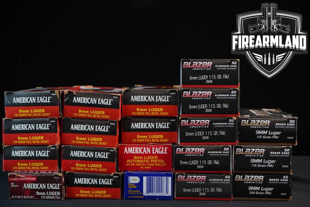 1000 RDS! 9mm Ammo 9-mm Ammunition