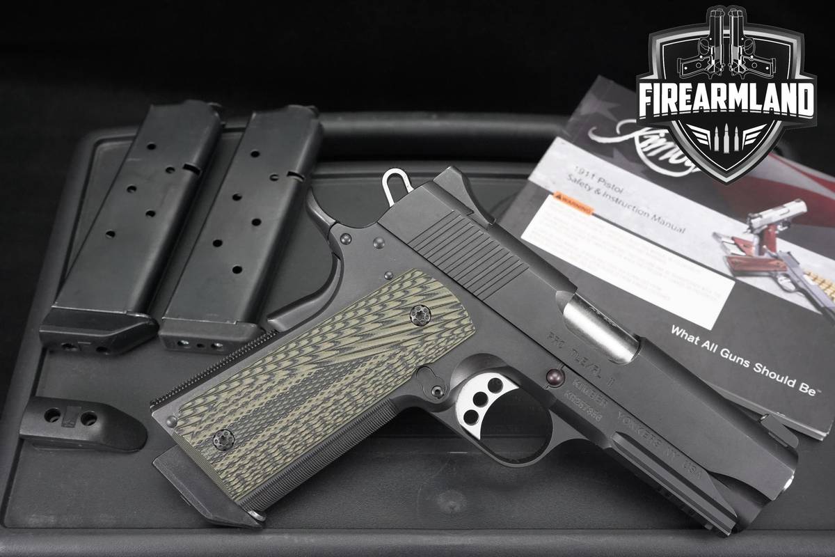Kimber Pro TLE/RL Series II 45 ACP 1911 4" Pistol +3 MAGS & ORIG CASE