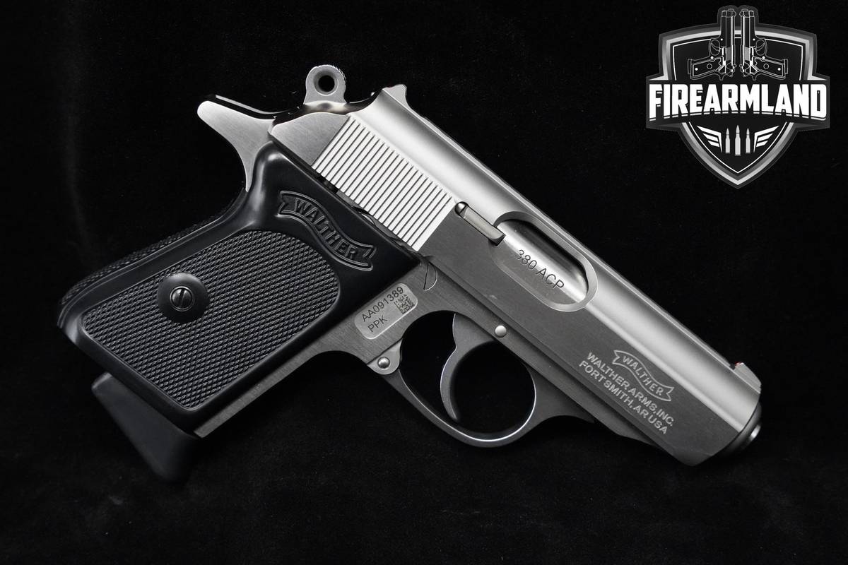 Walther PPK 380 ACP 3.3" Stainless Walther COMPACT CCW+2 MAGS & ORIG CASE
