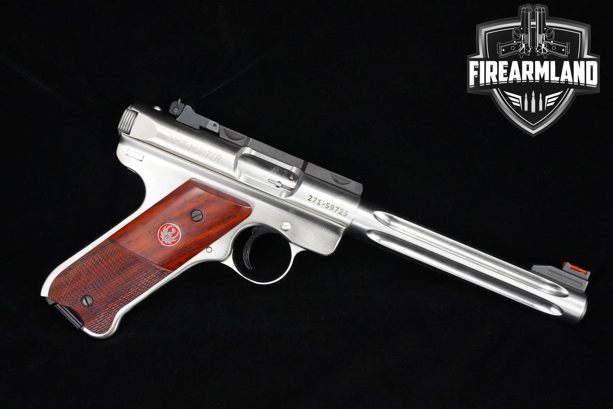 Ruger Mark III Target Hunter 22LR 7" Ruger-Mark III Mk-3 +3-MAGS & OG-CASE