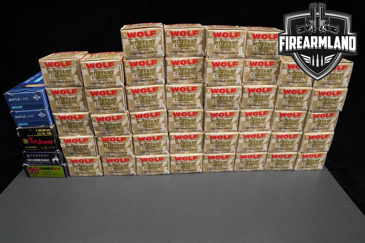 7.62X39 Ammo 7.62X39 Ammunition 1000 ROUNDS