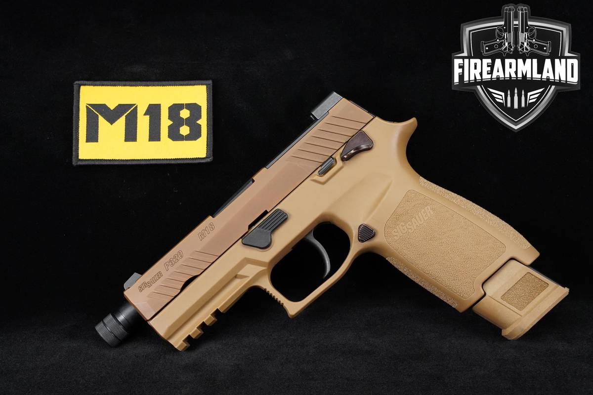 Sig Sauer P320-M18 Manual Safety 9mm 4.5" P-320 M-18 +4 MAGS & ORIG CASE