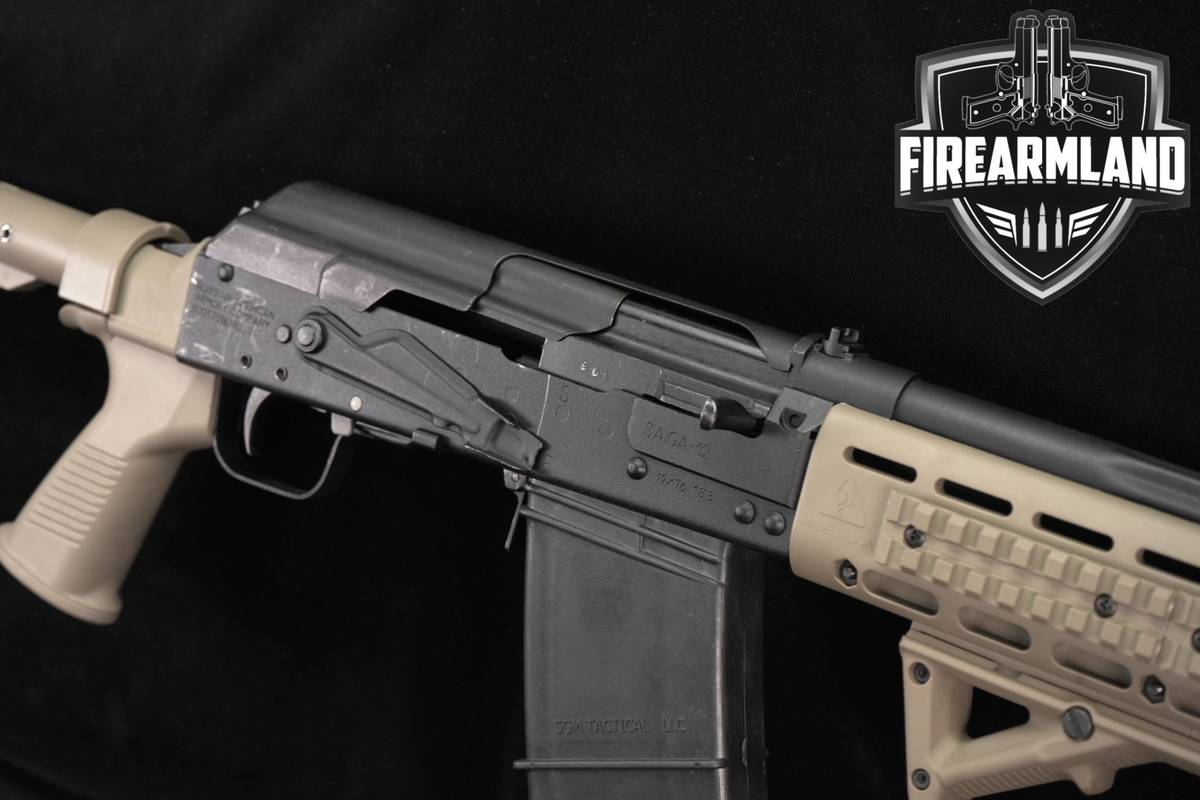 Izhmash Saiga-12 19" Black & Tan AK AKM PRE-BAN RAAC IMPORT +3 MAGS