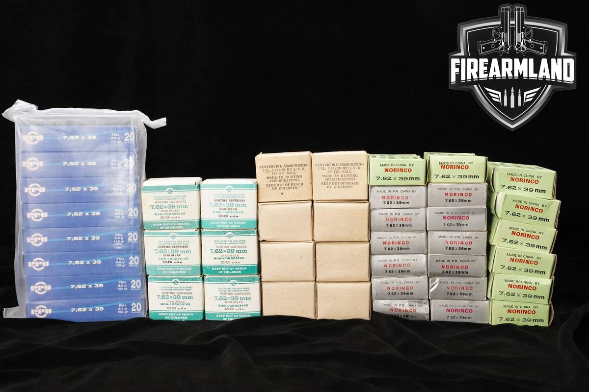 7.62x39 Ammo 762x39 Surplus Ammunition 1000 ROUNDS