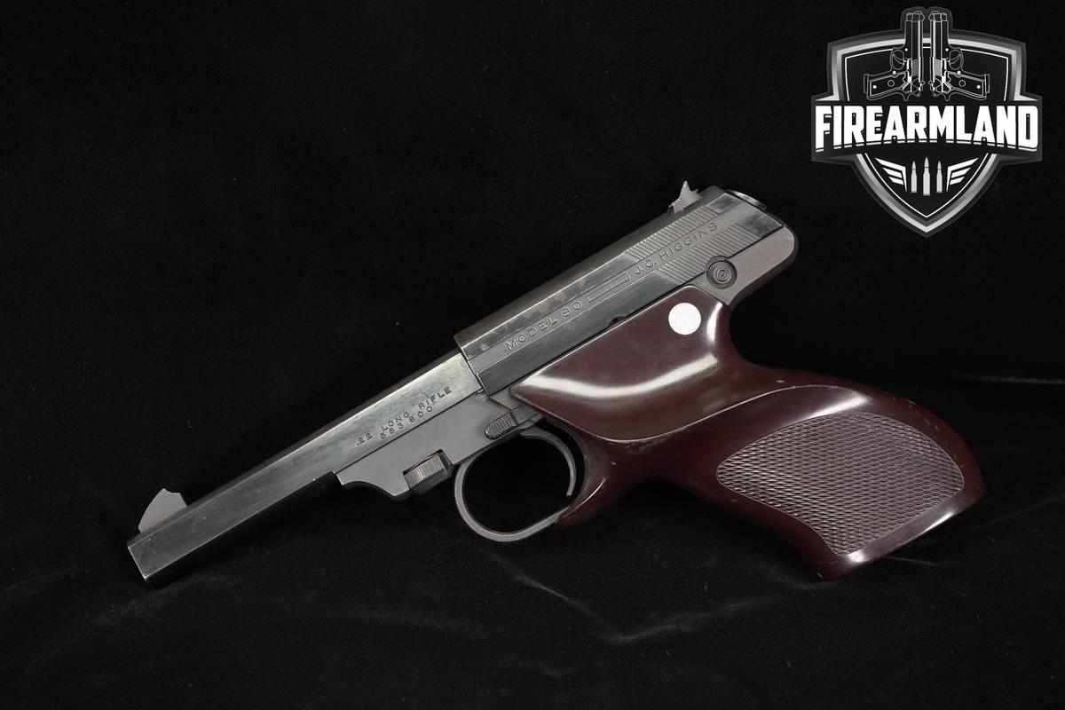 1950s J.C. Higgins JC Model 80 22LR 4.5" Two-Tone Blued & Brown