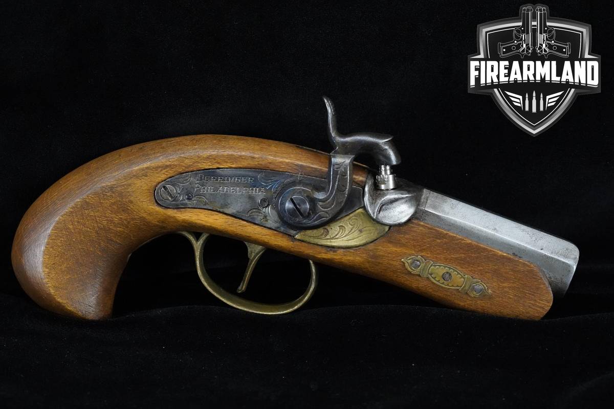 Dikar Derringer Philadelphia 45 BPM 3" Polished Steel/Brass Dikar