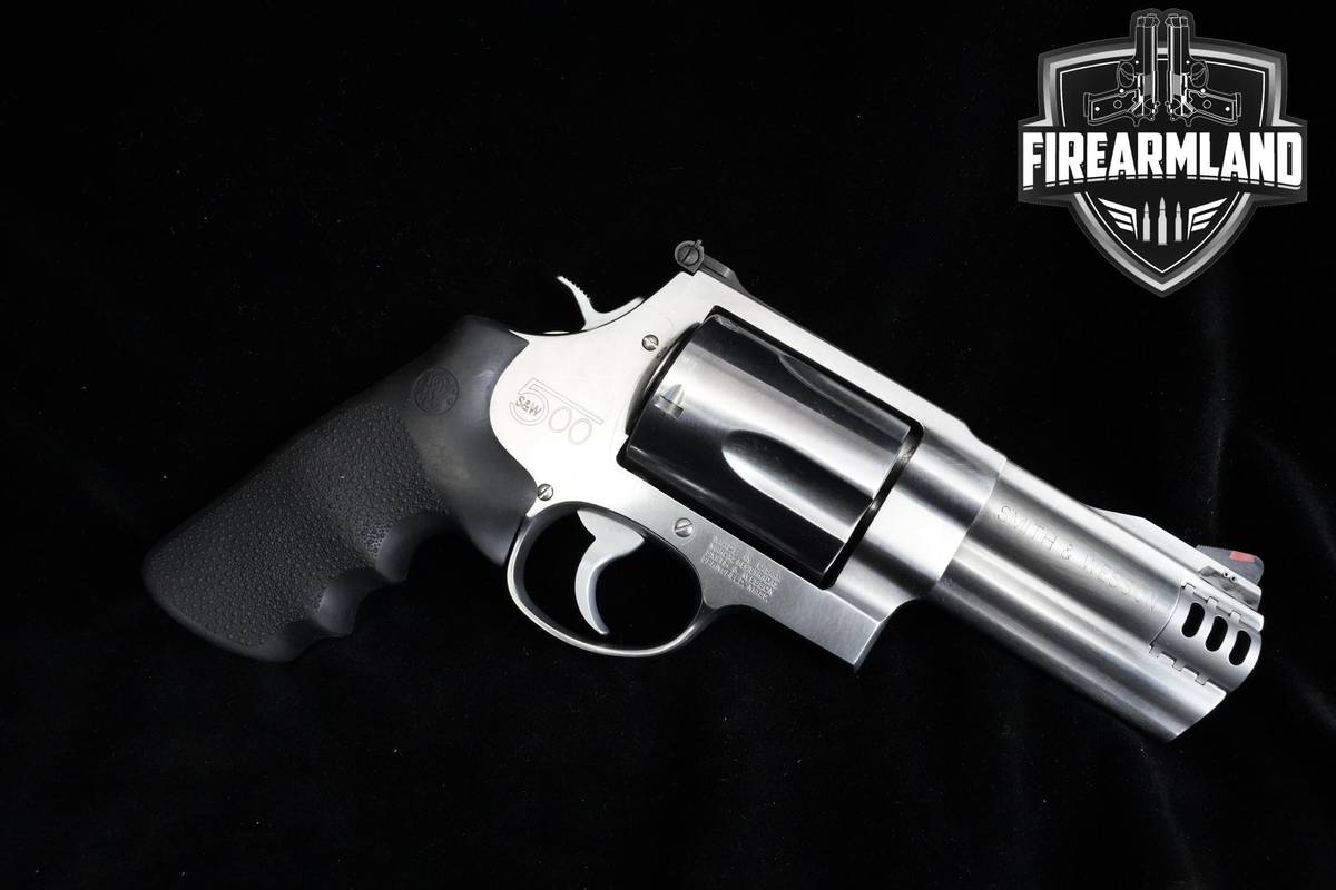 Smith & Wesson (S&W) Model 500 S&W Magnum 4" Stainless Steel 500 +ORIG CASE
