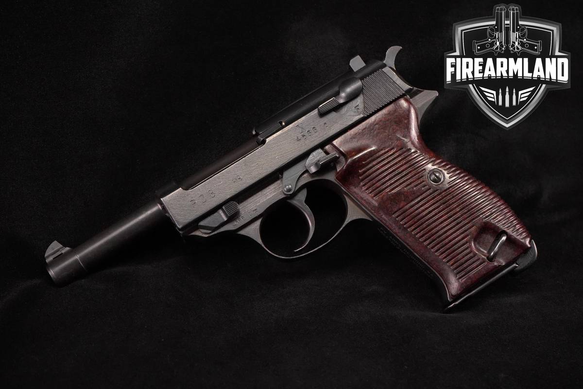 THIRD-REICH 1944 Spreewerk P.38 Cyq 9mm 4.9" WW2 P38 P-38 +2 MAGS & HOLSTER
