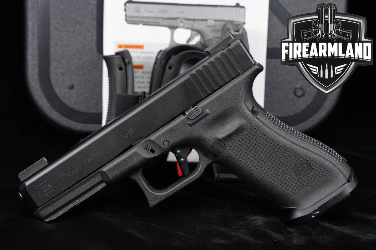 Glock 17 Gen5 9mm G17 Gen-5 +2 MAGS, ORIG CASE & TIMNEY TRIGGER