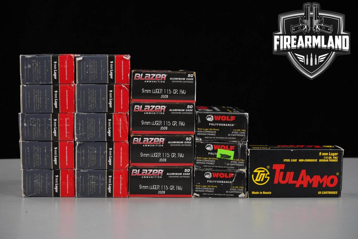 900 RDS! 9mm Ammo 9-mm