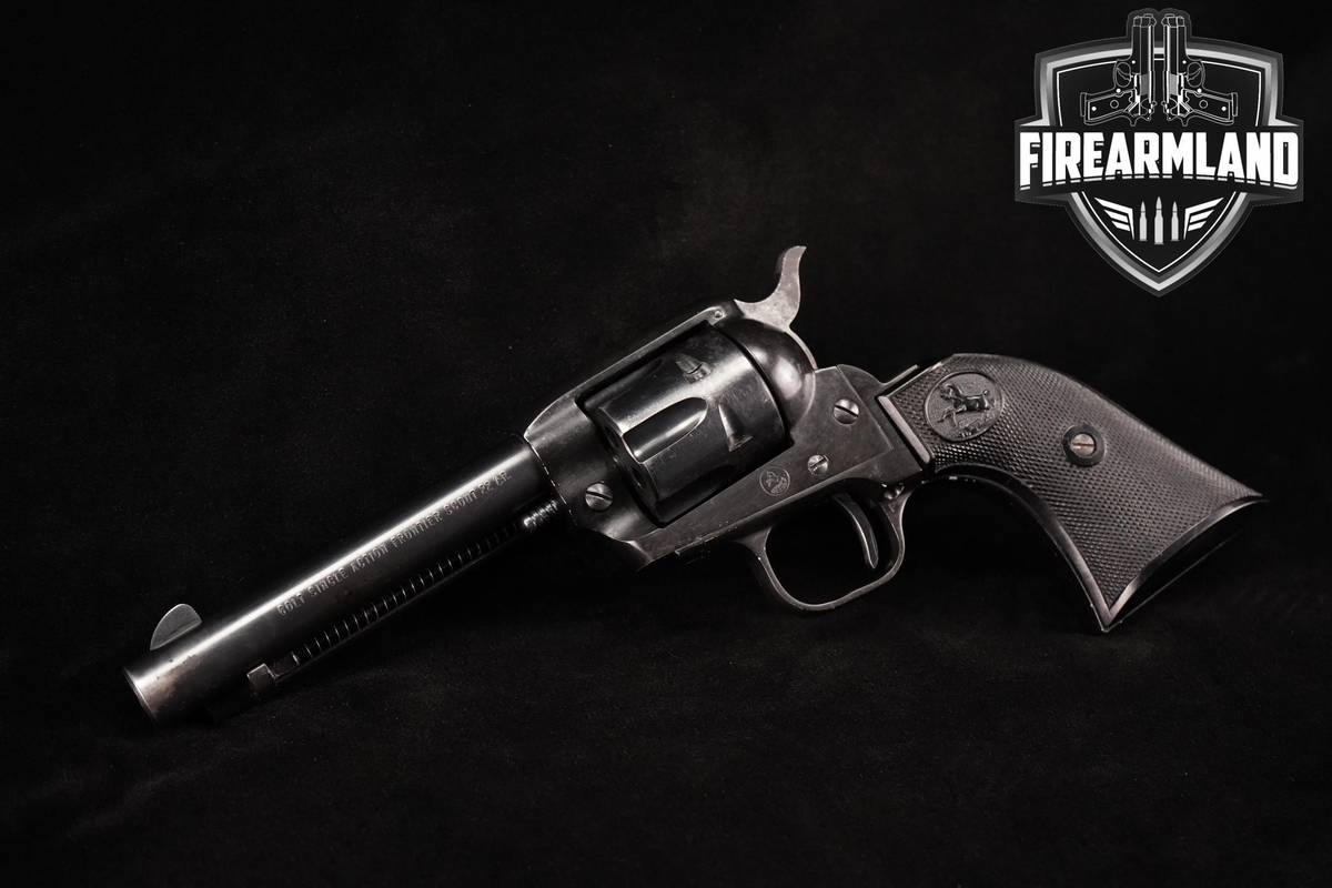 1961 Colt SAA Frontier Scout 22LR 4.75" Blued Colt-SAA Single-Action-Army