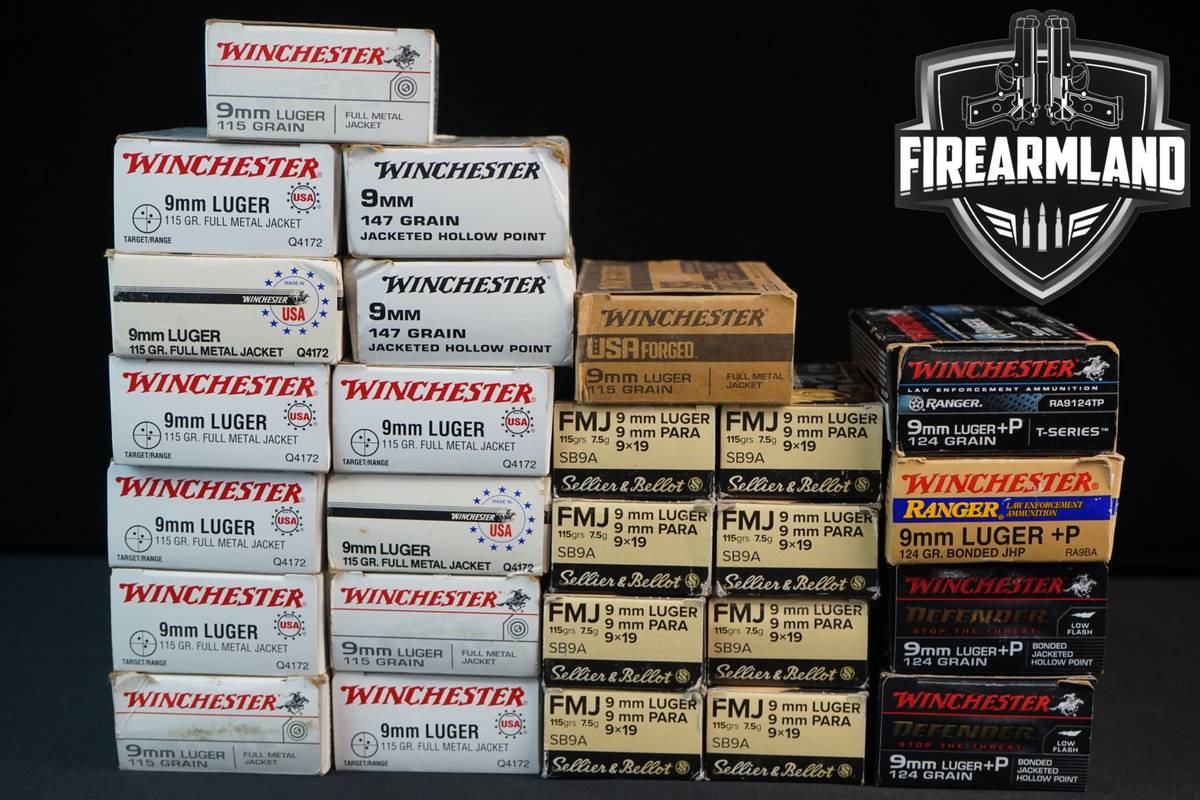 1240 RDS! 9mm Ammo 9-mm Ammunition