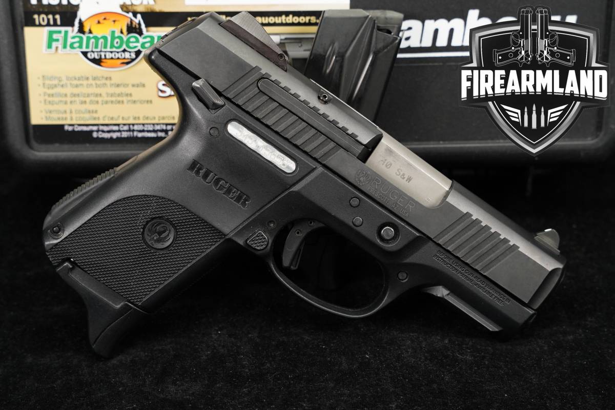 Ruger SR40c 40 S&W 3.5" SR40 C +2 MAGS & ORIG CASE