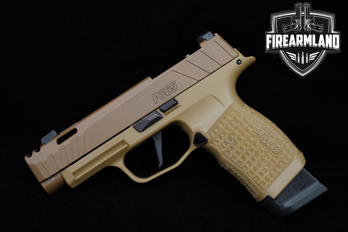Sig Sauer P365 Custom Spectre Comp 9mm 3.1" FDE Sig-Sauer P365 P-365 +3MAGS